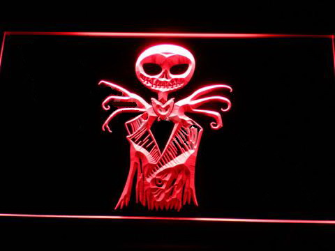 Nightmare Before Christmas Jack 3 LED Neon Sign